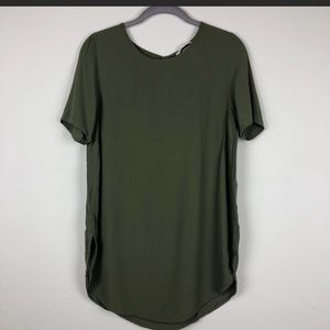 Olive green top